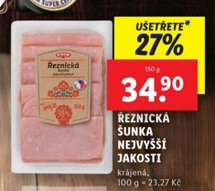 Řeznická šunka nejvyšší jakosti