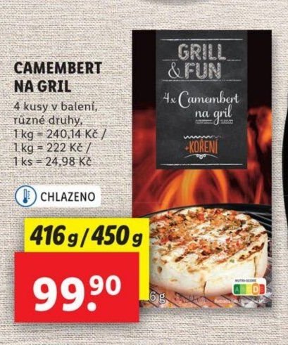 CAMEMBERT NA GRIL