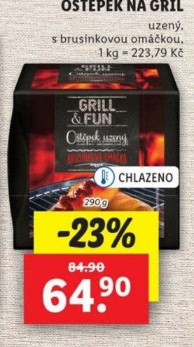 OŠTĚPEK NA GRIL