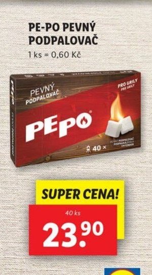 PE-PO PEVNÝ PODPALOVAČ
