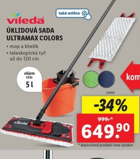 Vileda Úklidová sada Ultramax Colors