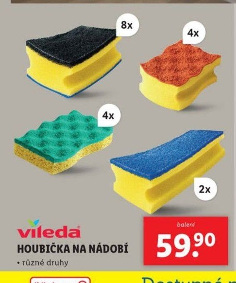 Vileda houbička na nádobí