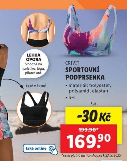 Dámská sportovní podprsenka Crivit