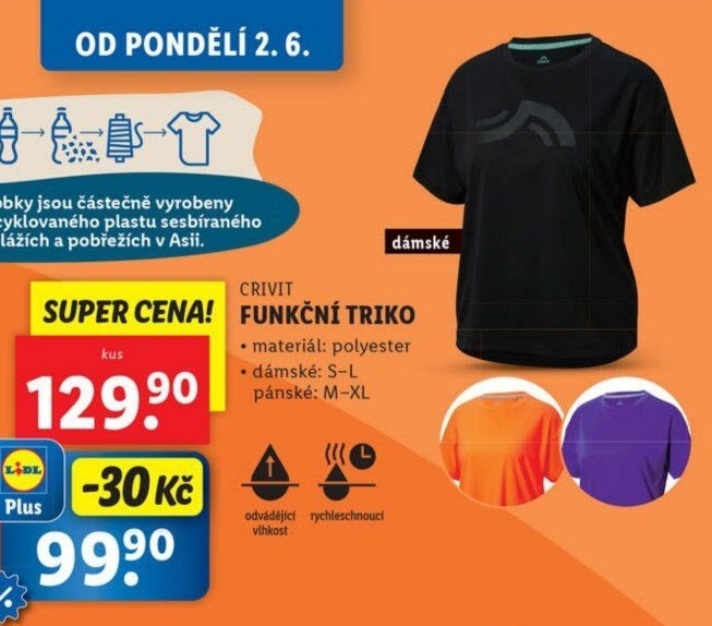 Dámské funkční tričko Crivit