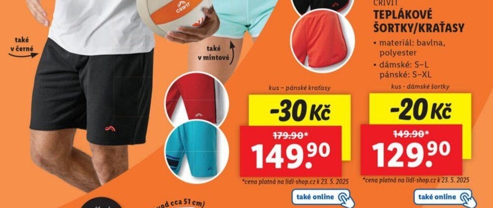 Dámské teplákové šortky - kraťasy Crivit