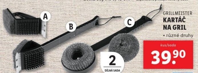 Kartáč na gril Grillmeister