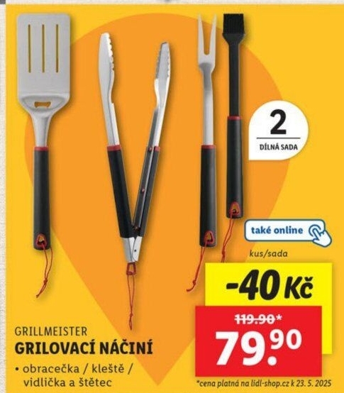Kleště na grilování Grillmeister