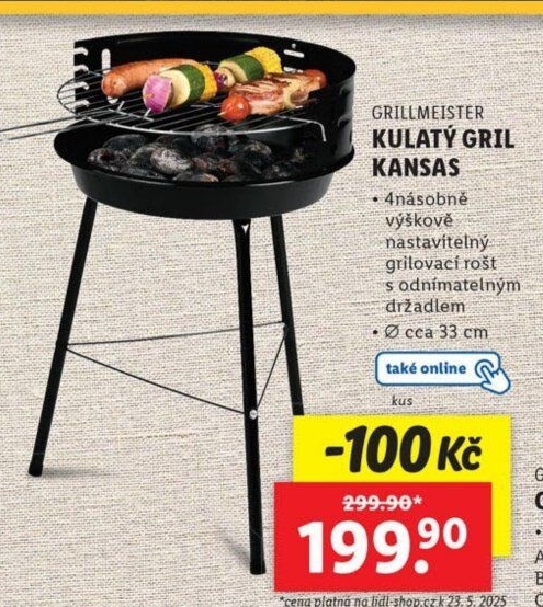 Kulatý gril Grillmeister