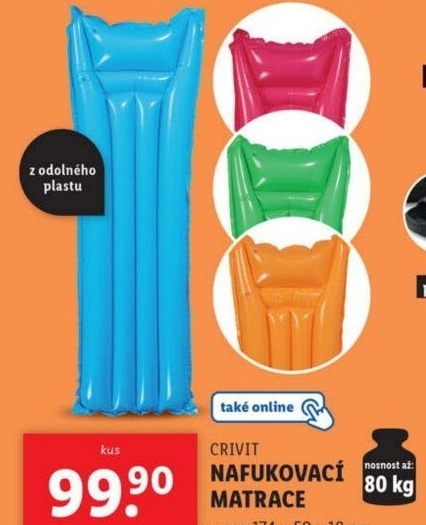 Nafukovací lehátko Crivit