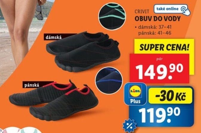 Pánská obuv do vody Crivit