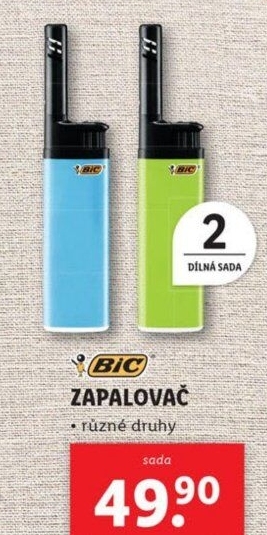 Zapalovač Bic