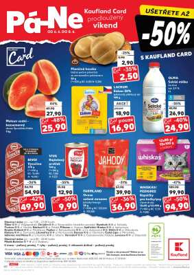 akční leták Kaufland 4.6.2025-10.6.2025