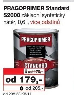 Barva na kov Standard Pragoprimer