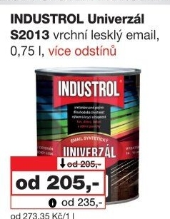 Nátěr na kov a dřevo Univerzál Industrol