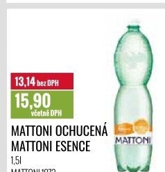 Ochucená voda Mattoni Esence