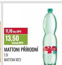 Přírodní voda Mattoni