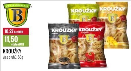Snack kroužky Bramborárna Zykmund
