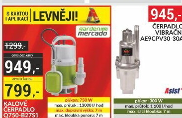 ČERPADLA A VODÁRNY