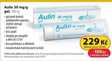 Gel proti bolesti Aulin