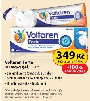 Gel proti bolesti Voltaren Forte