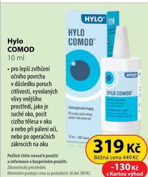 Oční kapky Hylo-Comod