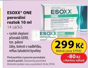 Perorální roztok proti pálení žáhy Esoxx One