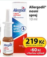 Sprej do nosu Allergodil