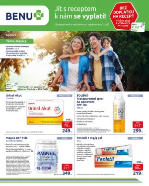 akční leták BENU Lékárna 1.6.2025-30.6.2025
