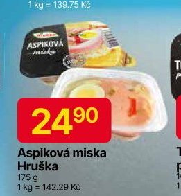 Aspiková miska Hruška