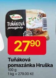 Tuňáková pomazánka Hruška