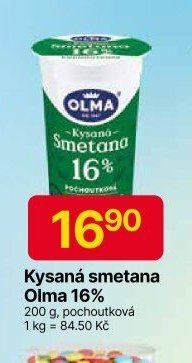 Kysaná smetana Olma 16%