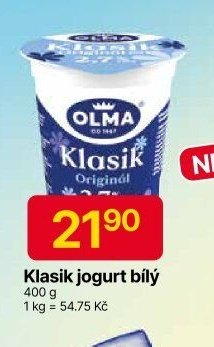 Klasik jogurt bílý