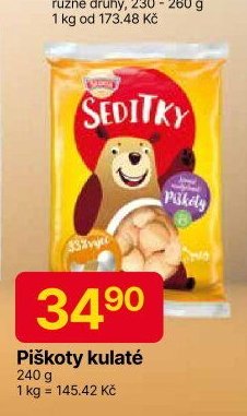 Piškoty kulaté