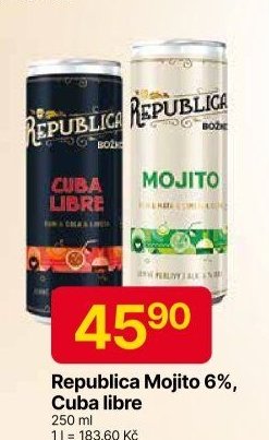Republica Mojito 6%, Cuba libre