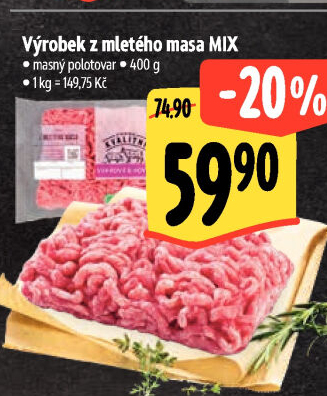 Mleté maso mix Albert