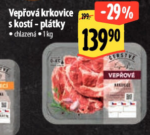 Vepřová krkovice s kostí Albert