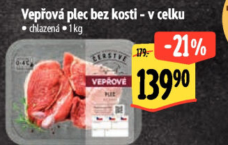 Vepřová plec bez kosti Albert