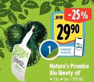 Limety bio Nature'