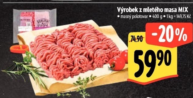 Mleté maso mix Albert