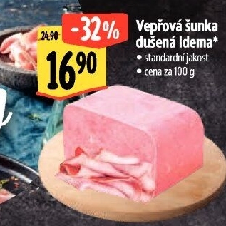 Šunka vepřová dušená standard Idema