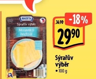 Sýr Sýrařův výběr Madeta