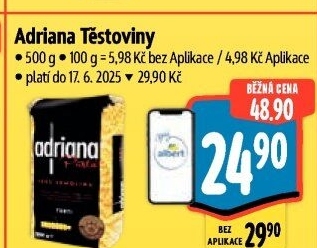 Těstoviny semolinové Adriana