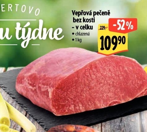 Vepřová pečeně bez kosti