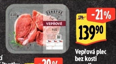 Vepřová plec bez kosti Albert