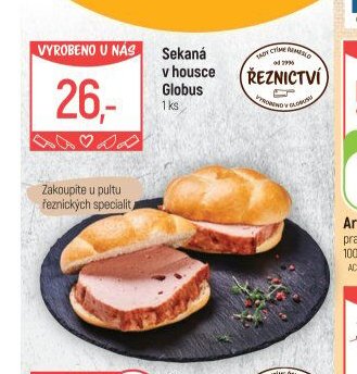 Sekaná v housce Globus