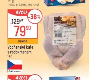 Vodňanské kuře s rodokmenem
