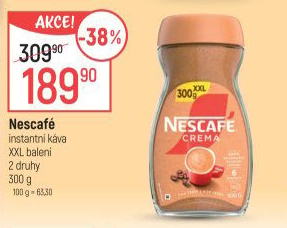 Instantní káva Nescafé Classic Crema