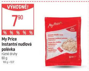 Instantní nudlové polévky My Price