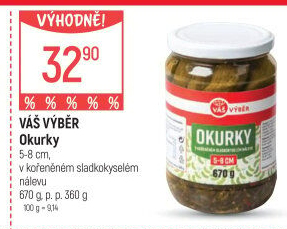 Okurky Váš Výběr