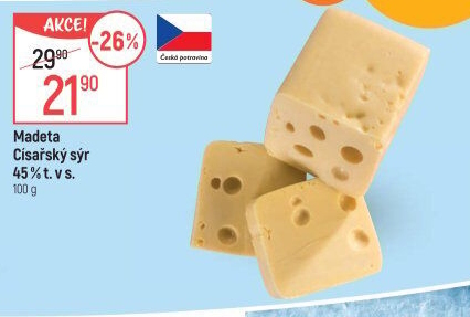 Sýr Císářský 45% Madeta